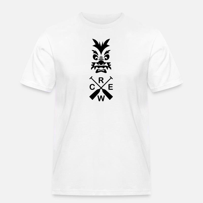 Drachenboot Team 1c - Männer Workwear T-Shirt - Weiß