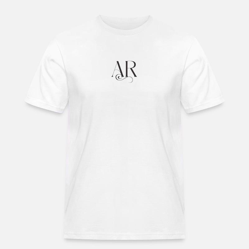 Classic Elegance AR Monogram - Men's Workwear T-Shirt - white