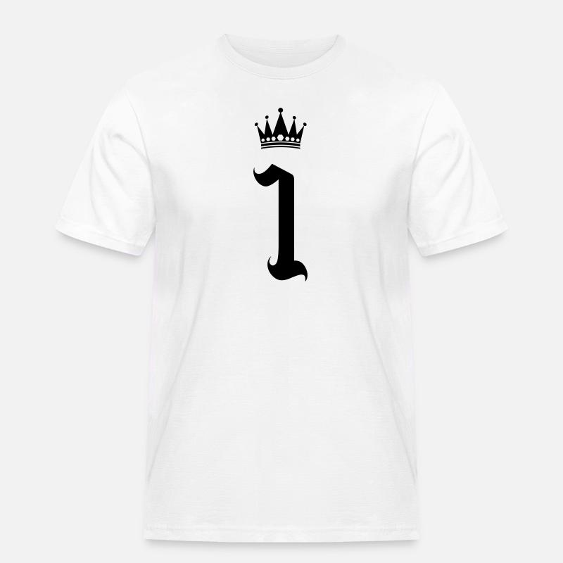 1 krone - Männer Workwear T-Shirt - Weiß
