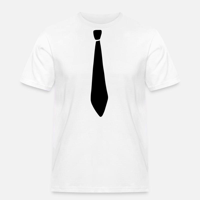 binden - Männer Workwear T-Shirt - Weiß