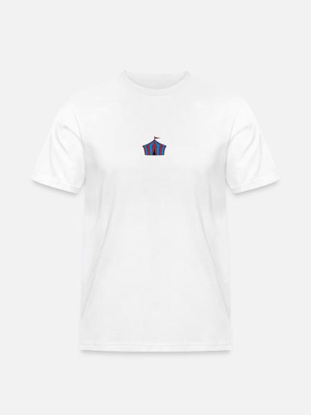 Zirkuszelt - Männer Workwear T-Shirt - Weiß