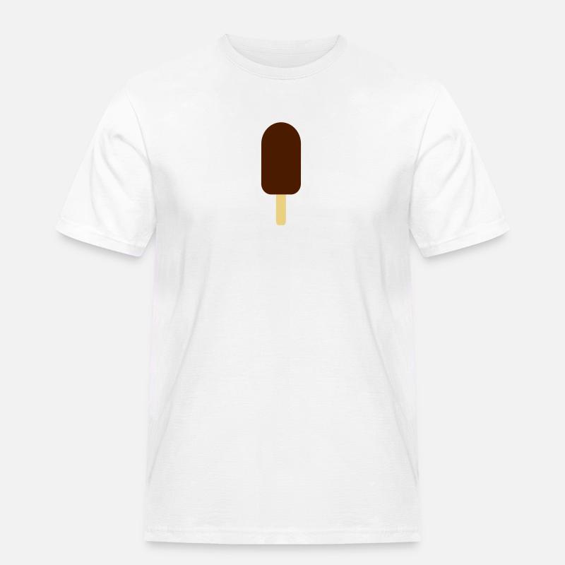 Eis - Männer Workwear T-Shirt - Weiß