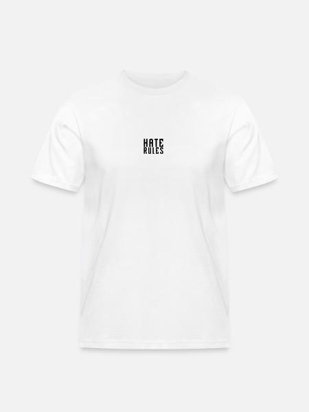 HATE RULES - SIMPLE - Men's Workwear T-Shirt - white