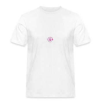 Verrouiller le tour - T-shirt Workwear homme - blanc - Devant - AI Model Male 185 dark (185cm)