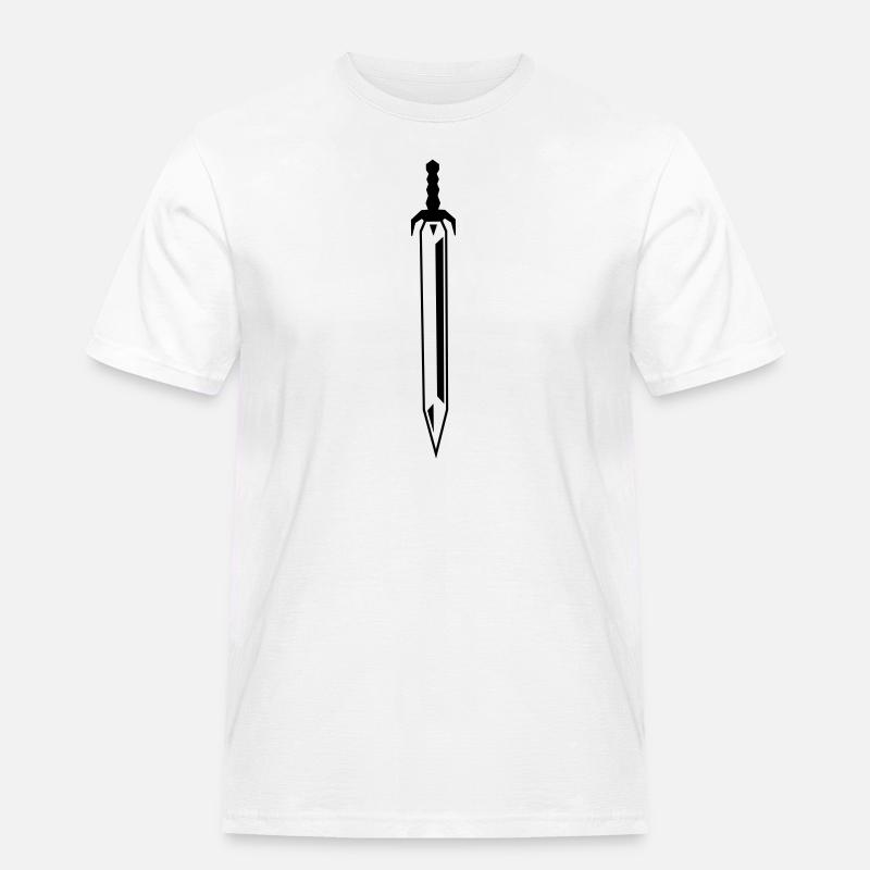 sword - Männer Workwear T-Shirt - Weiß