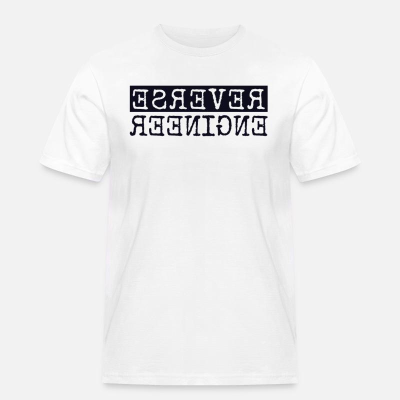Reverse Engineer Softwareingenieur Developer - Männer Workwear T-Shirt - Weiß