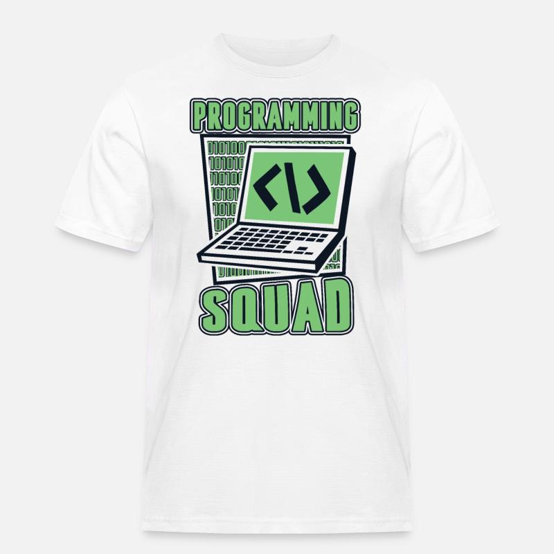 Programming Squad Software Developer Developer - Men's Workwear T-Shirt - white