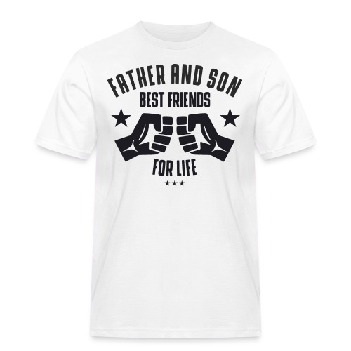 Father and Son best friends for life - Männer Workwear T-Shirt