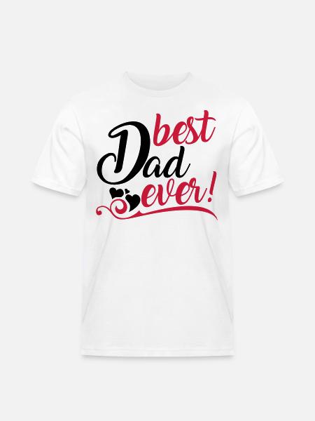 best Dad ever! - Men's Workwear T-Shirt - white