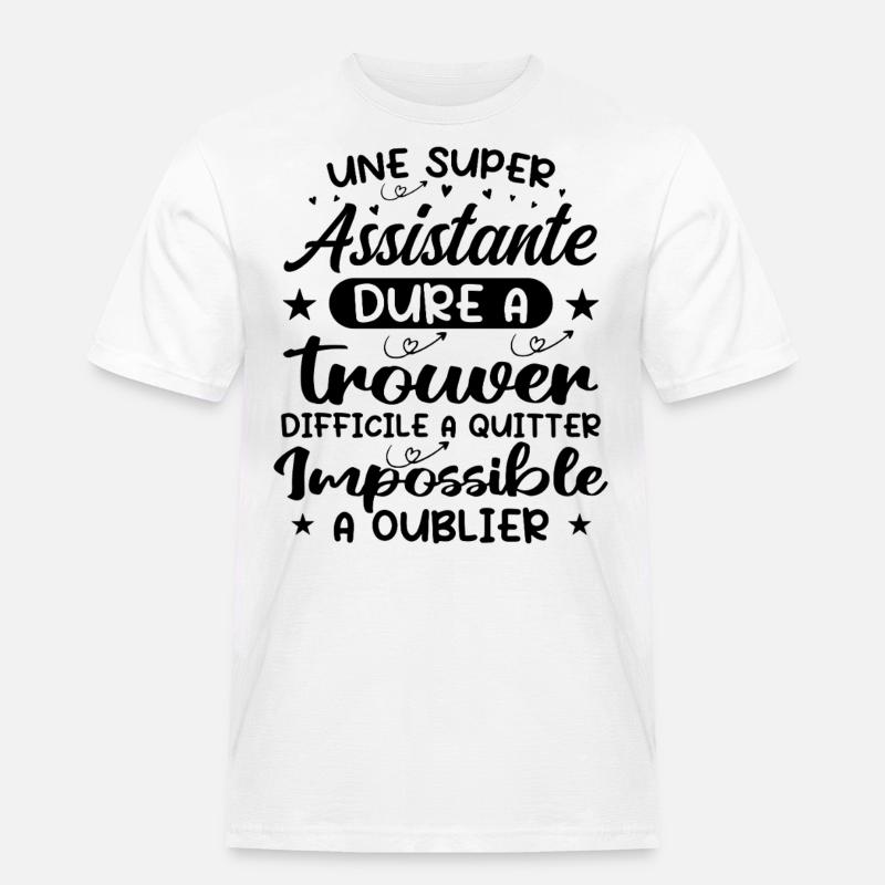 Ein Super Assistant - Assistent Geschenk - Männer Workwear T-Shirt - Weiß