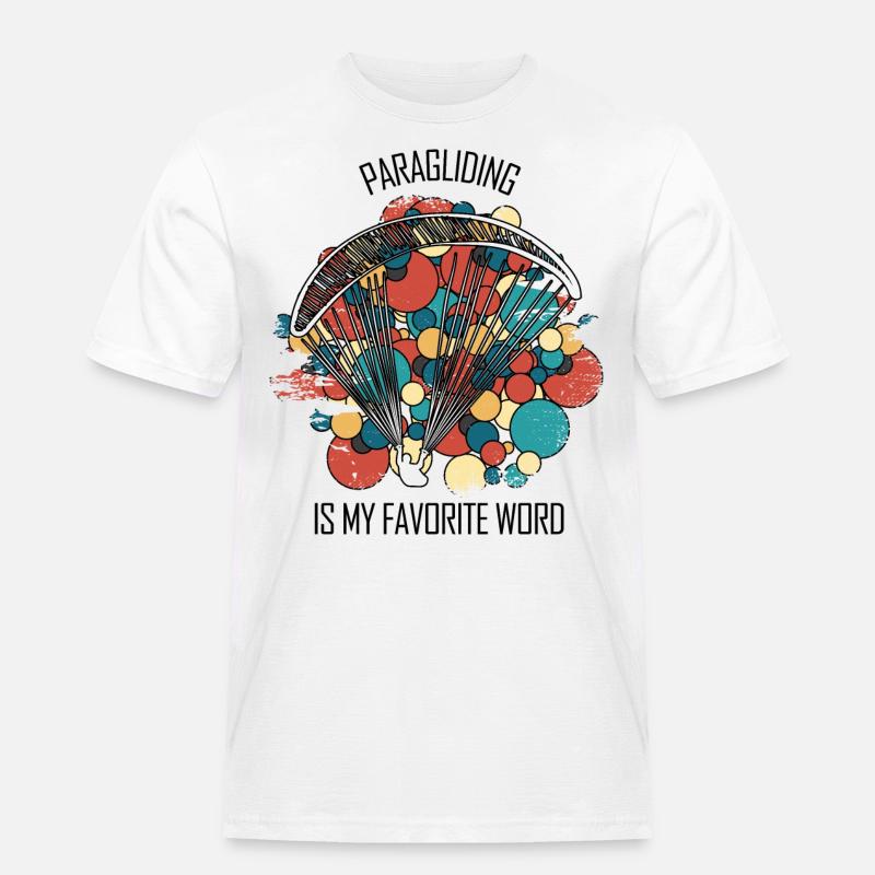 Paragliding Gleitschirm Paragleiter Paraglider - Männer Workwear T-Shirt - Weiß