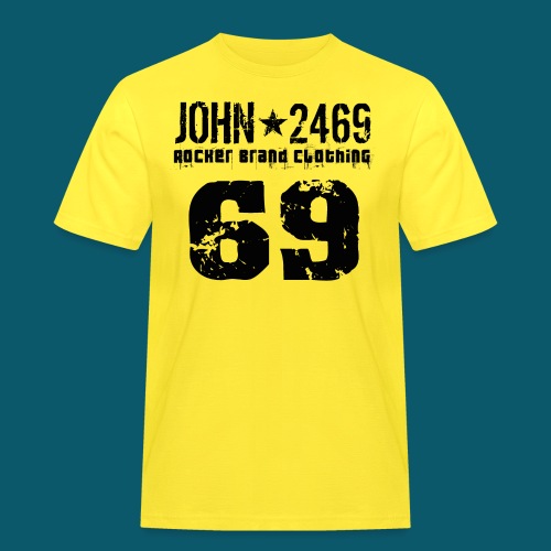 john 2469 numero trasp per spread nero PNG - Maglietta da lavoro per uomo