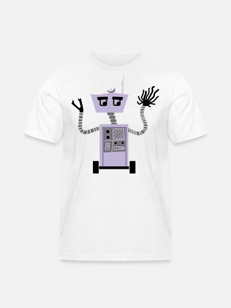 Robot - Men's Workwear T-Shirt - white