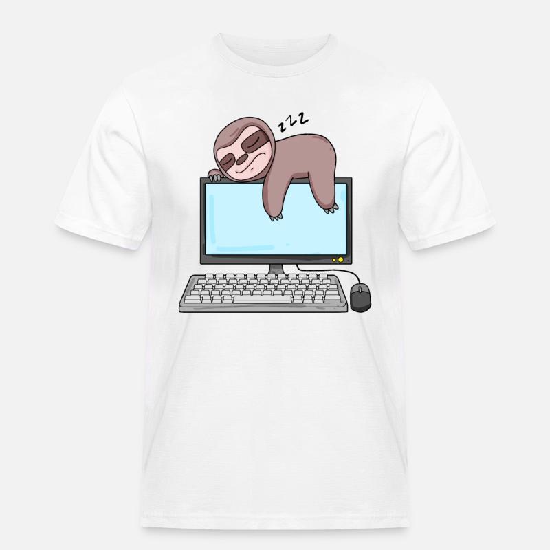 Computer Nerd Programmer Gift - Men's Workwear T-Shirt - white