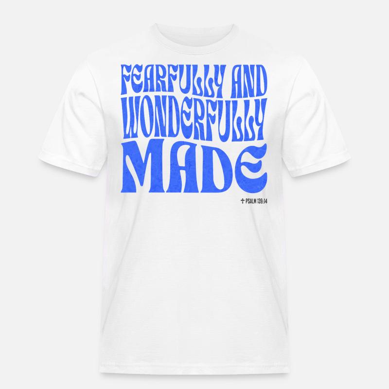 Christentum Christlicher Bibelvers - Männer Workwear T-Shirt - Weiß