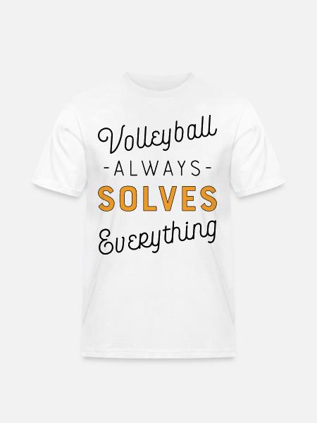 Volleyball - Men's Workwear T-Shirt - white
