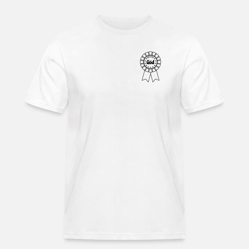 Bester Göd - Männer Workwear T-Shirt - Weiß