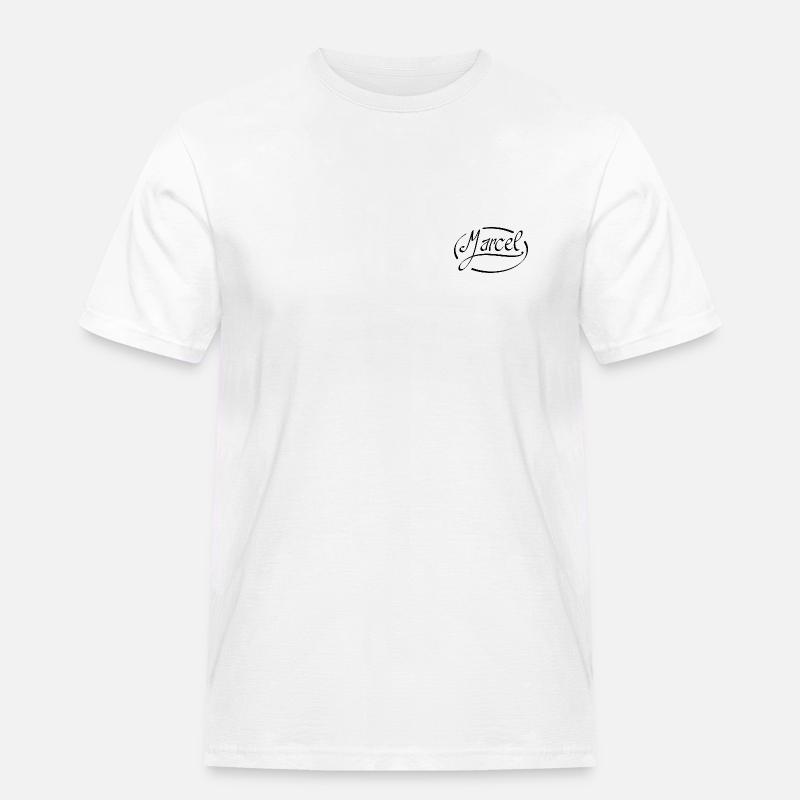 String-Weste - Männer Workwear T-Shirt - Weiß