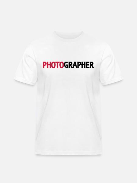 Photographer - Männer Workwear T-Shirt - Weiß