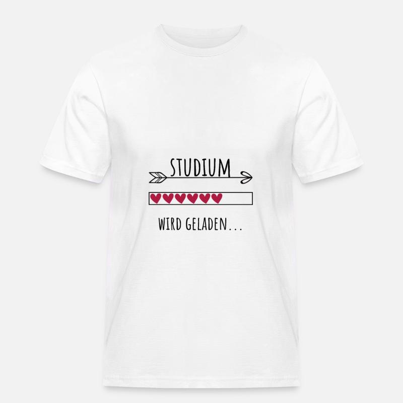 Studium Personalisierter Beruf Mädchen - Männer Workwear T-Shirt - Weiß