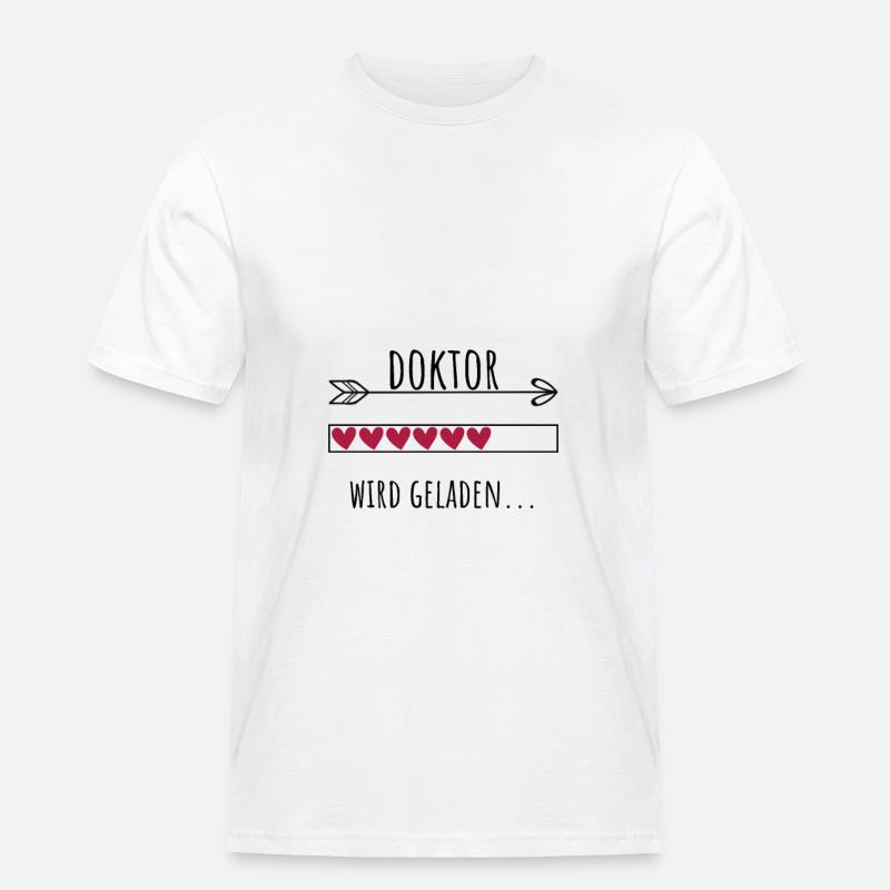 Doktor Personalisierter Beruf Mädchen - Männer Workwear T-Shirt - Weiß