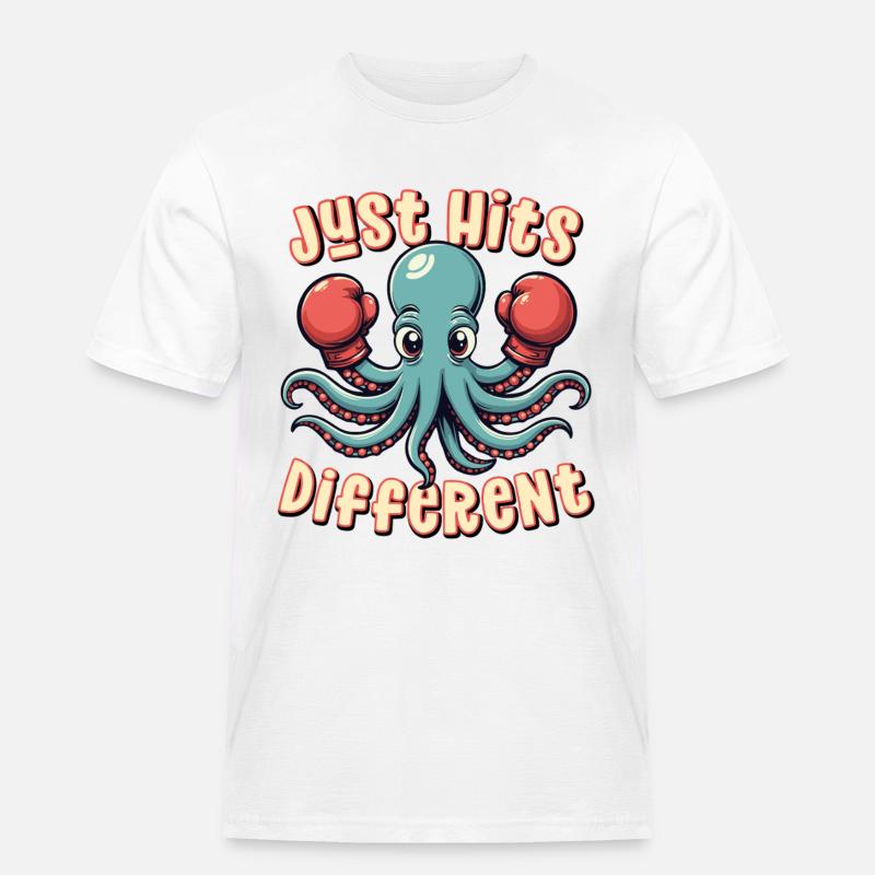 Frappe simplement différemment - T-shirt Workwear homme - blanc