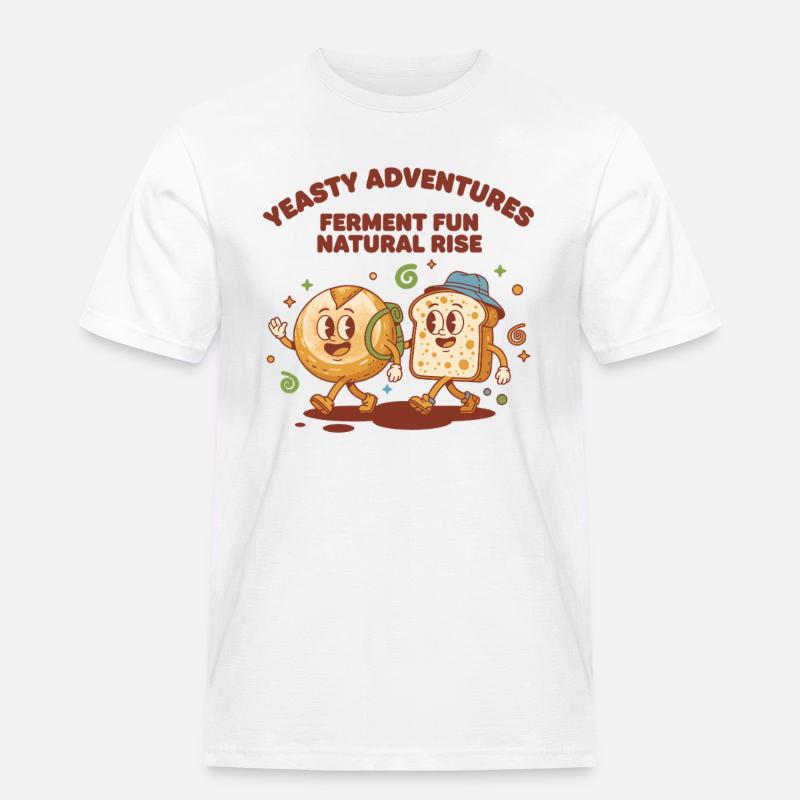 Sourdough Bread Baking Baker Sourdough Starter - Men's Workwear T-Shirt - white