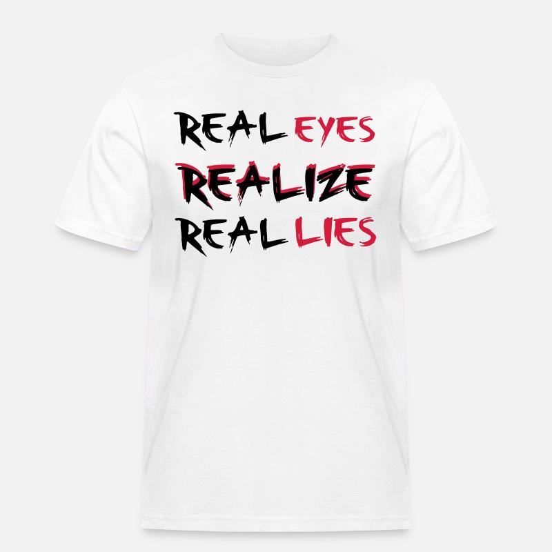 Realize - Männer Workwear T-Shirt - Weiß