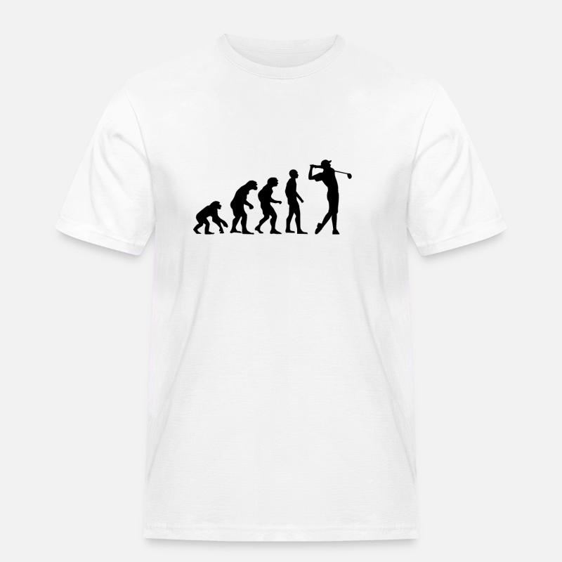 Evolution Golf - Männer Workwear T-Shirt - Weiß