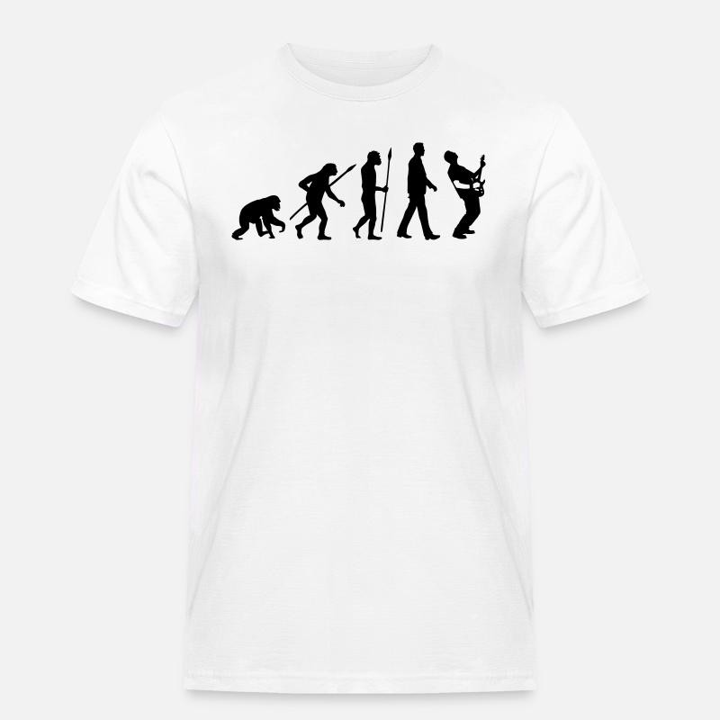 evolution_rocks_032012_l1c - Men's Workwear T-Shirt - white