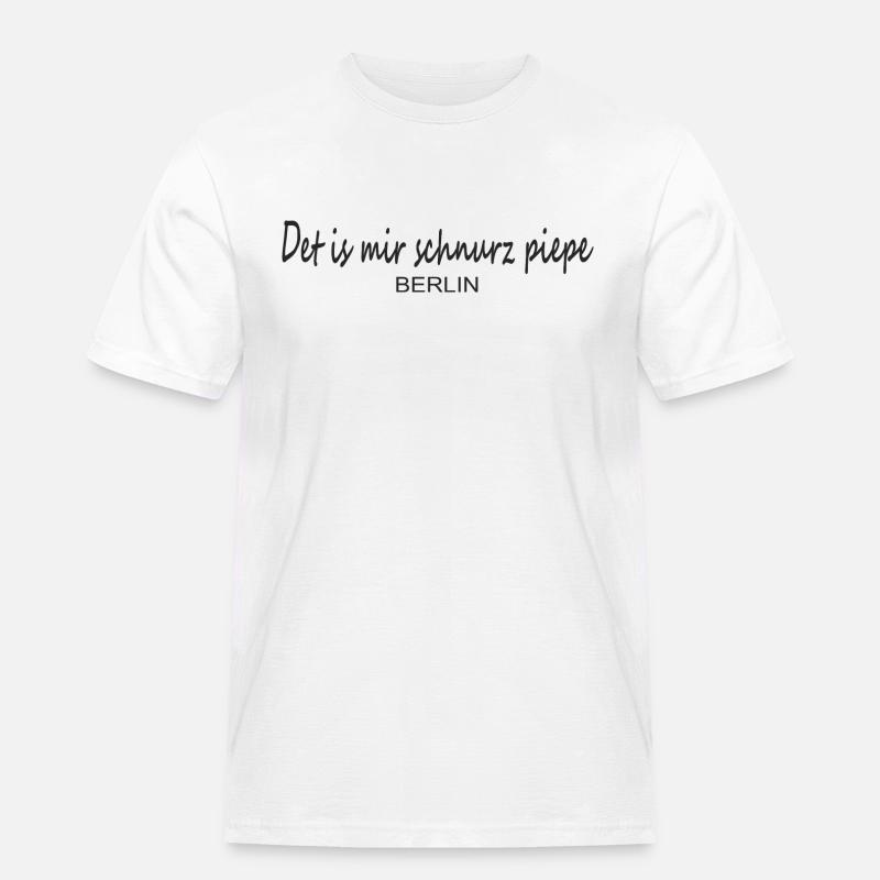 BERLIN - Männer Workwear T-Shirt - Weiß