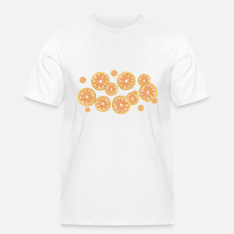 L’odeur des oranges sanguines - T-shirt Workwear homme - blanc