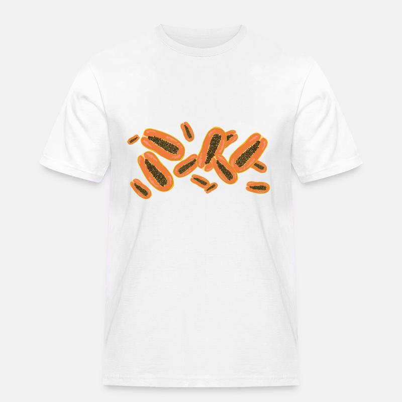 Der Duft der Papayas - Männer Workwear T-Shirt - Weiß