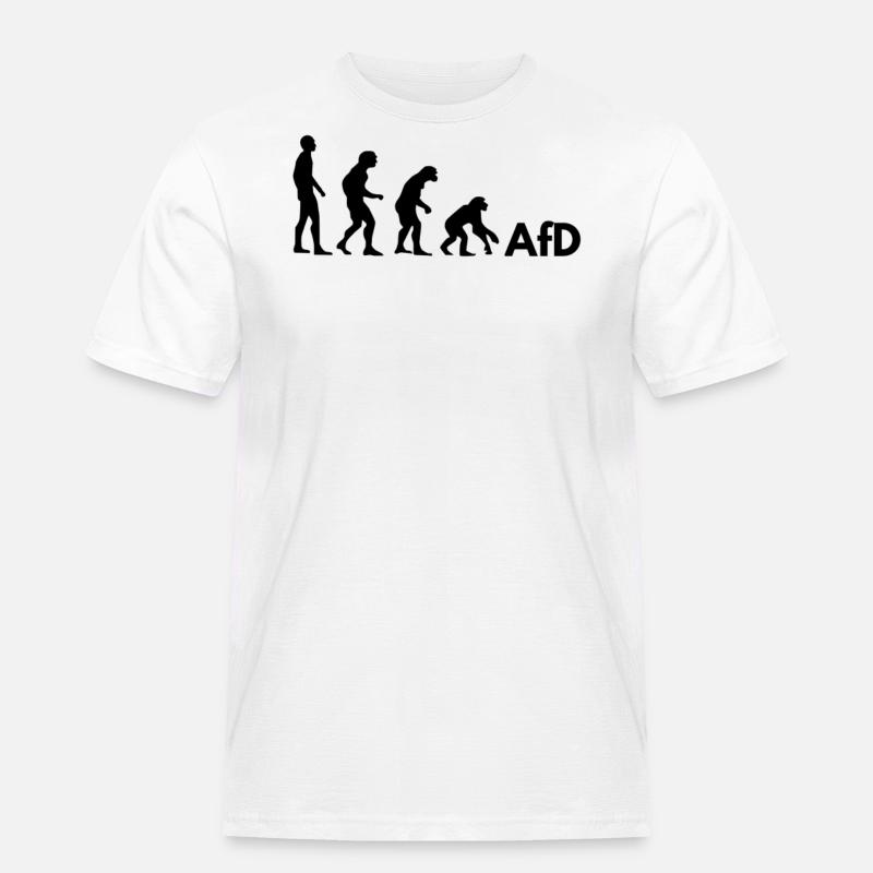 AfD Evolution - Men's Workwear T-Shirt - white