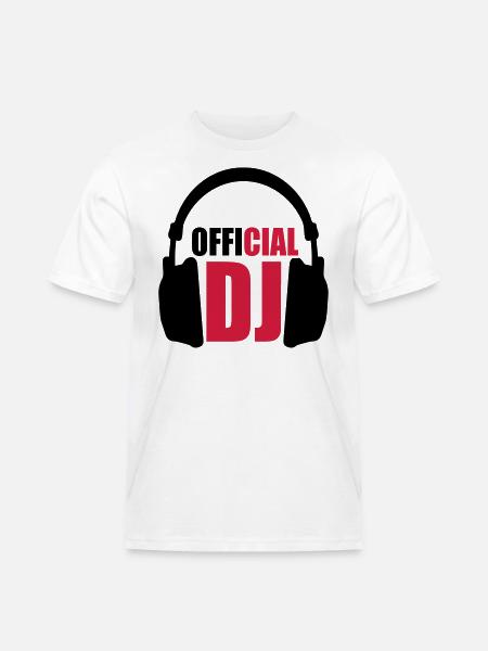 Official DJ - Men's Workwear T-Shirt - white