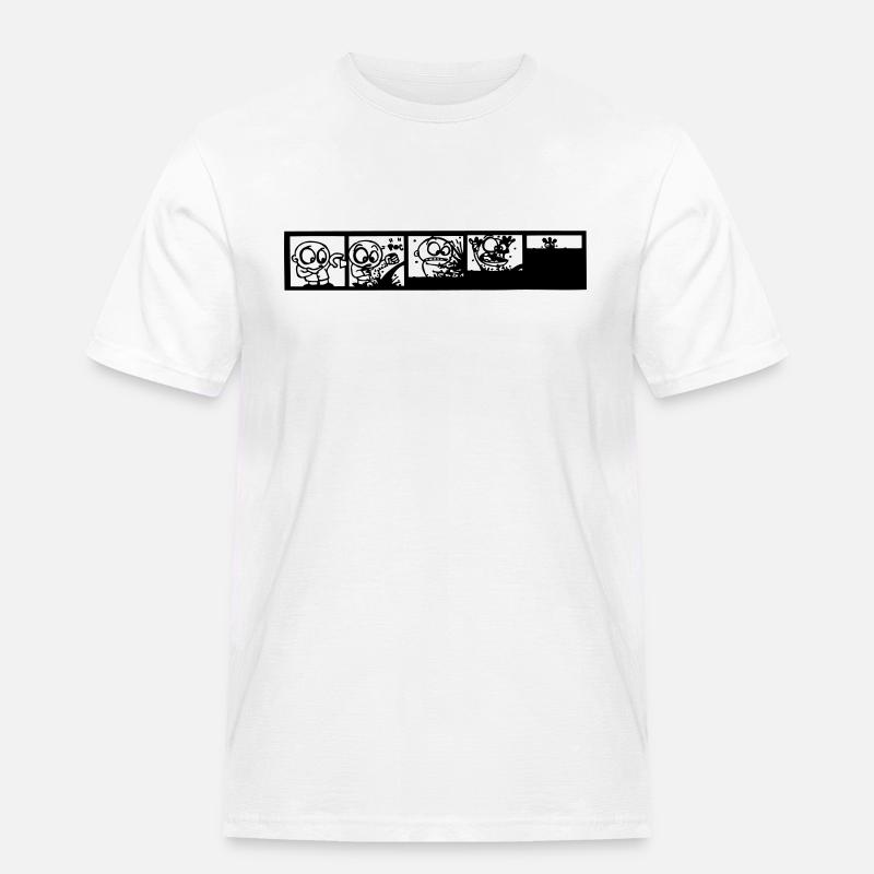 comics strip ink - Men's Workwear T-Shirt - white