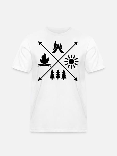 Tent - Men's Workwear T-Shirt - white