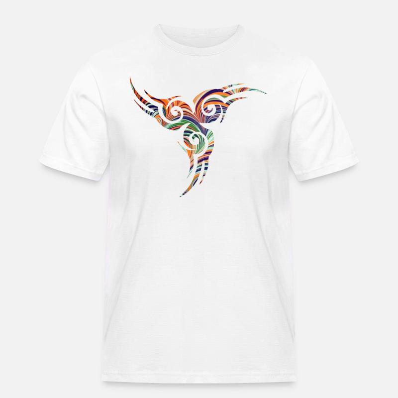 Celtic stmbol 17 e 7 - Men's Workwear T-Shirt - white