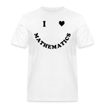 Mathématiques - T-shirt Workwear homme - blanc - Devant - AI Model Male 185 dark (185cm)