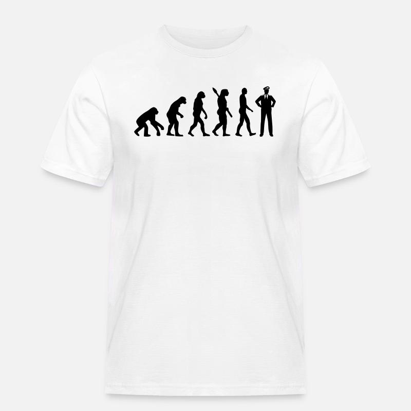 Evolution Pilot - Men's Workwear T-Shirt - white