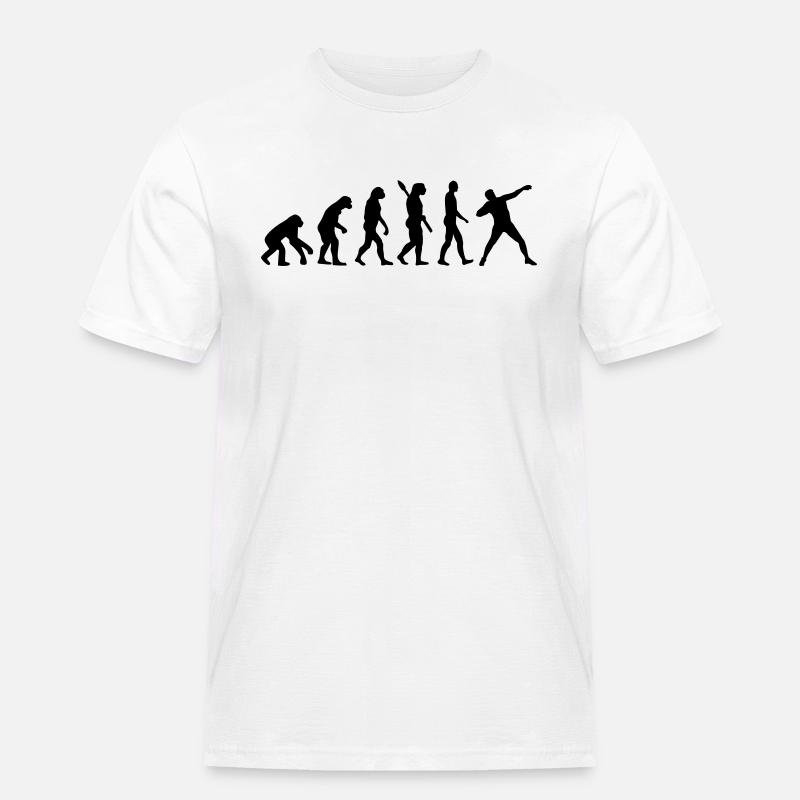 Évolution Lancer du poids - T-shirt Workwear homme - blanc