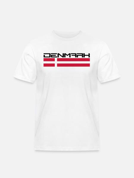 Denmark Logo Design - Men's Workwear T-Shirt - white
