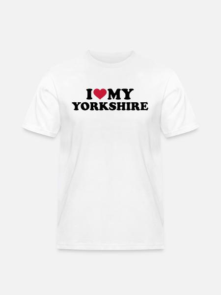 Yorkshire - Männer Workwear T-Shirt - Weiß