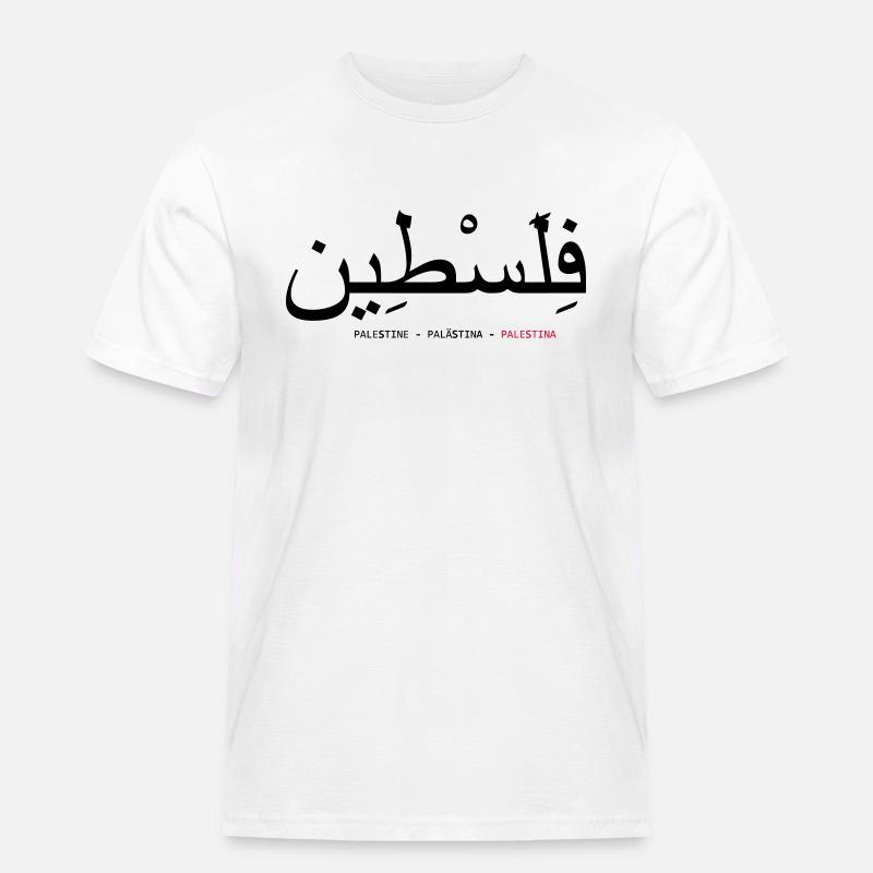 Palästina - Männer Workwear T-Shirt - Weiß