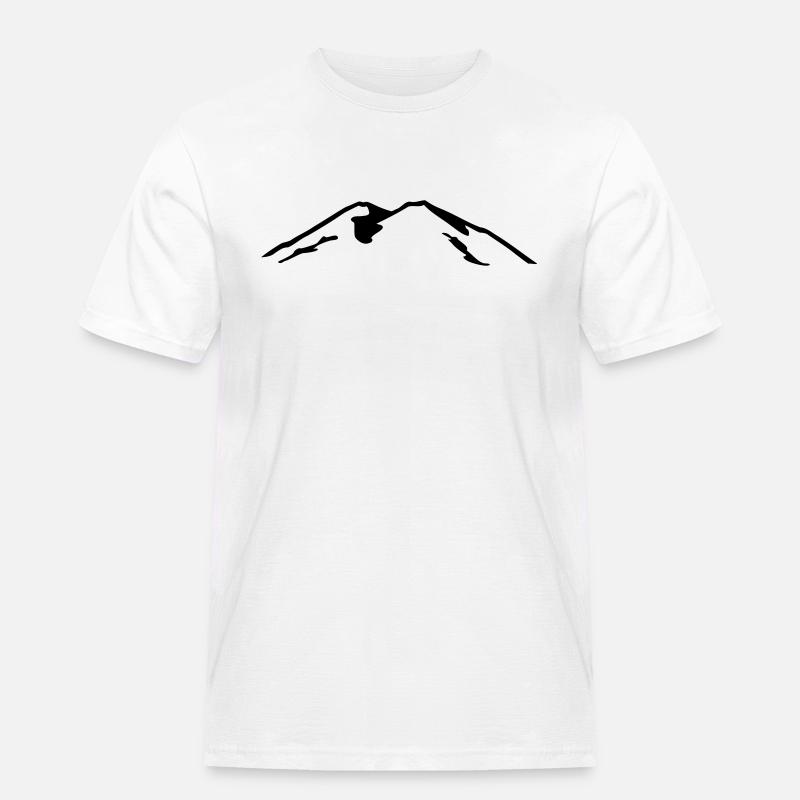 Elbrus - Männer Workwear T-Shirt - Weiß