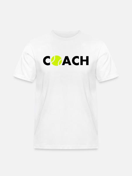 tennis coach - Men's Workwear T-Shirt - white