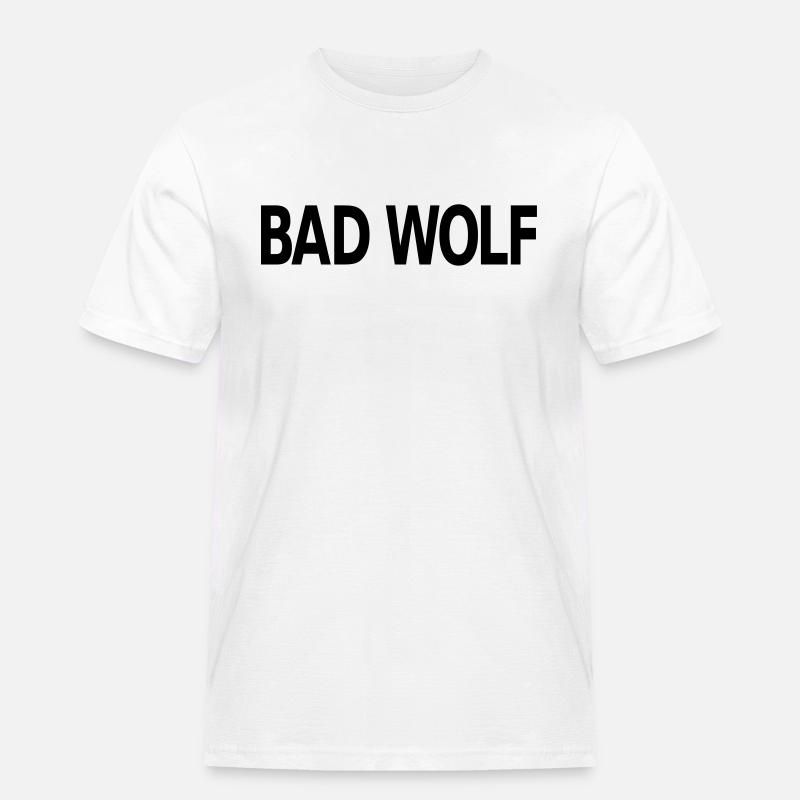 Bad Wolf - Männer Workwear T-Shirt - Weiß