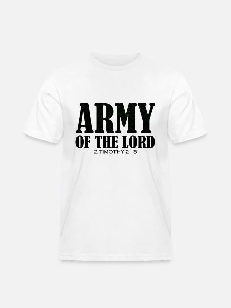 Armee des Herrn - Männer Workwear T-Shirt - Weiß