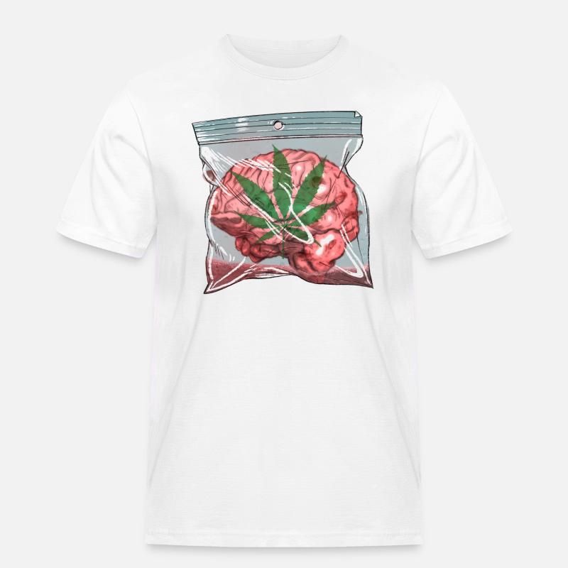 Brain - Men's Workwear T-Shirt - white