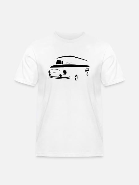 Barkas-s - Männer Workwear T-Shirt - Weiß
